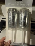 Push-up Confetti Poppers Silver 2PC Wedding, Party, By Amscan Ages 14+ Brand New. Fixed Price $15.00.