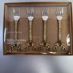 Pottery Barn Woodland Stag Appetizer Forks Set Of 4 New. Fixed Price $25.80.