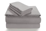 Tribeca Living SOLFL170SSTWSG Solid 5-OUNCE Flannel Extra Deep Pocket Silver .... Fixed Price $65.87.