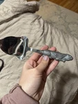 Arthur Court Vintage Rabbit Hare Bunny Cheese Spreader Aluminum Easter 8-1/2". Fixed Price $16.00.