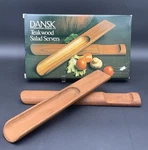 New Box Vintage Dansk Solid Siamese Teak Salad Servers 1688 Jens Quistgaard. Fixed Price $72.95.