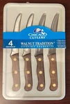 Vintage Chicago Cutlery Knives 4 Piece Walnut Tradition Steak Knife Set Nob. Fixed Price $45.00.