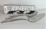 Oneida Equator Heirloom Stainless 2PC Entertainment Set Casserole Spoon, Servall. Fixed Price $23.00.