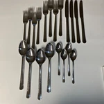 Herdmar Portugal Etched Handles Forks Spoon Knives Stainless Steel. Fixed Price $59.99.
