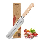 Ignited Cutlery 6.7" Nakiri Knife German High Carbon Steel Chef Ergonomic Handle. Fixed Price $23.79.