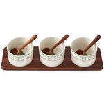 Spode 7-PIECE Christmas Tree Condiment Set Festive Holiday Ceramic Serveware. Fixed Price $52.00.