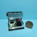 Dollhouse Miniature Kitchen Counter Top Espresso Machine With Pot & Cup G8216. Fixed Price $15.74.