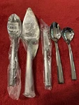 Lenox Continental Dining 5 Pc Set Serving Flatware 18/10 Stainless New. Fixed Price $69.98.