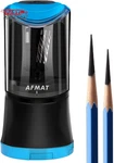 Afmat Electric Long Point Pencil Sharpener, 2 Holes, Fast & Auto Stop, 8. Fixed Price $39.99.