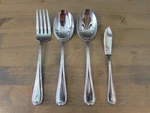 Reed & Barton Colby Glossy 18/10 Stainless Flatware - 4 Piece Hostess Set. Fixed Price $19.94.