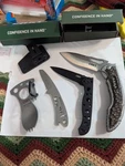 Crkt Columbia River Knife Lot 5470 Fossil M16-01KS 2371 Dogfish 9100C Eat'n Tool. Fixed Price $100.00.