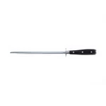 Wusthof Ikon Blackwood 10" Double Bolster Steel. Fixed Price $230.00.