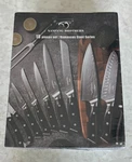 Nanfang Brothers 18-PIECE Damascus Kitchen Knife. Fixed Price $139.00.