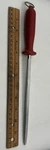 Tramontina Knife Sharpening Honing Rod Chrom-vanadium Red Handle 12 Long. Fixed Price $15.99.