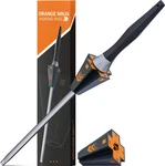 Orange Ninja Knife Honing Rod 10" Adjst Angle Guides 17 & 20 Premium Quality. Fixed Price $37.99.