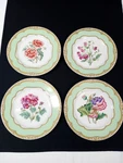 Andrea By Sadek Winterthur Adaption Floral Plates Set Of 4. Fixed Price $39.99.