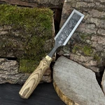 Woodworking Bevel Edge Chisel, Joinery Tool, Hand-forged 52100 Steel Blade. Fixed Price $40.62.
