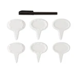 Rsvp International Cheese Board Collection Accessories Oval Shape 6 Pcs. Fixed Price $13.99.