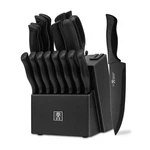 Hunterdual 19-PIECE Stainless Steel Kitchen Knife Set With Block Self Sharpening. Fixed Price $44.92.