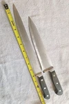 F Dick 10" & 8" Kitchen Knives 1456 1447-21 Carbon Steel Germany. Fixed Price $34.00.