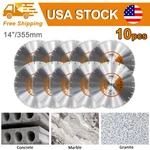 Diamond Saw Blade Segmented Concrete Dry/wet For Masonry Granite 6/9/14''. Fixed Price $96.79.
