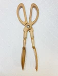 Wood Salad Tongs Eco Friendly Fork Spoon Serving Scissors Server. Fixed Price $15.50.