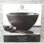 Hotel Collection 3-PC. Wooden Serving Salad Bowl Set, Acacia Msrp $167. Fixed Price $59.99.