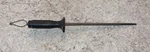 Vintage 15" Chicago Cutlery Knife Sharpener Honing Steel Rod Black Handle Read. Fixed Price $7.19.