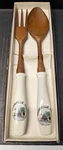 Vintage Hakusan Japan Spoon & Fork Set Box Nashville Tn Souvenir 11". Fixed Price $17.99.