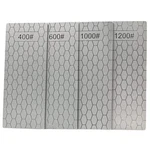 Pieces Diamond Sharpening Stone Set 400/600/1000/1200 Grit. Fixed Price $28.34.