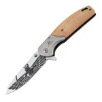 Chamaki Civilization Folding Knife Wood Handle Edc Pocket Gift Ready. Fixed Price $19.99.