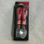 Zak Designs Mickey Mouse Easy Grip Children's Spoon And Fork Flatware Disney. Fixed Price $9.99.