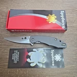 Spyderco Mantra Flipper Knife Titanium (3.2" Satin) C203TIP. Fixed Price $389.99.
