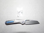 Divo Knives Tallboy Knife Stonewash Titanium S90V Blade Brand. Fixed Price $450.00.