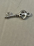Skeleton Charm Metal Gray 1 Till Death Do Us Part Key My Heart. Fixed Price $5.99.