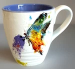 Dean Crouser Demdaco Big Sky Carvers Kaleidoscope Butterfly Stoneware 16 Oz Mug. Fixed Price $9.95.