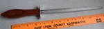 Vintage Quality Knife Sharpening Steel Honing Rod Stick Beautiful Wood Handle. Fixed Price $9.50.