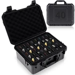 40 Folding Knife Case Waterproof Holder Hard Sided Knives Storage Box Lockabl.... Fixed Price $75.77.