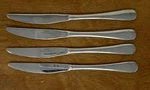 Set Of 4 Norpro Stainless Steel Steak Knives (INVENTORY22-0293). Fixed Price $19.95.