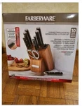 Farberware 10 Piece Knife Set Built In Sharpener. Fixed Price $62.00.