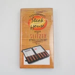 Slitzer Steak House 8PC Professional German-style Jumbo Knives Set In Case. Fixed Price $15.99.