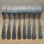 Yamazaki Morrison Median 7-1/8 In Salad Forks Flatware Silverware (8 Total). Fixed Price $99.99.