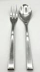 2- Couzon Persane Mirror Pc Serving Set Fork & Spoon 10" Stainless Flatware. Fixed Price $17.56.