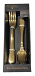 Bombay Marigold 12 Pc Fine Stainless Steel Flatware Set 6 Tablespoons Forks. Fixed Price $45.00.