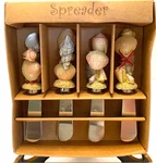Supreme Housewares Set Of 4 Shells On Beach Cheese/dip/butter Spreaders/knives. Fixed Price $19.99.