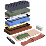 Seido Knives Professional Whetstone Set, Knife Sharpening Kit Dual Grit. Fixed Price $159.00.