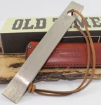 Schrade Old Timer HS1 Honesteel Knife Sharpener And Honing Leather Sheath. Fixed Price $31.95.