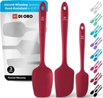Di Oro 3-PIECE Silicone Spatula Set 315 Heat Resistant Non Stick Rubber Kit. Fixed Price $46.99.