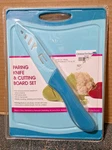 Nantucket Distributing Blue Paring Knife & Cutting Board Set New Sealed. Fixed Price $14.99.