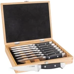 8-PIECE Stainless Steel Steak Knife Set With Wooden Gift Box, Hand Wash Only. Fixed Price $111.32.